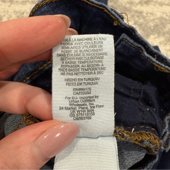 Free People High-Rise Busted Knee Skinny Jeans - Picture 7 of 10